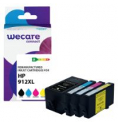 Multipack WECARE K10541W4, komp. zu HP 912XL BCMY, 3300S, sortiert