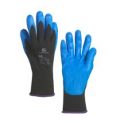 Arbeitshandschuhe KleenGuard G40, Nitril, grau/schwarz, Größe 10 / XL