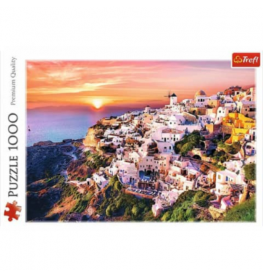 Puzzle Sonnenuntergang über Santorini Puzzle Sonnenuntergang über Santorini