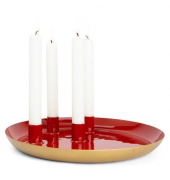 Adventskerzenhalter 12742 rot 