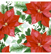 203245 Weihn.Zelltuchserviette 33x33cm