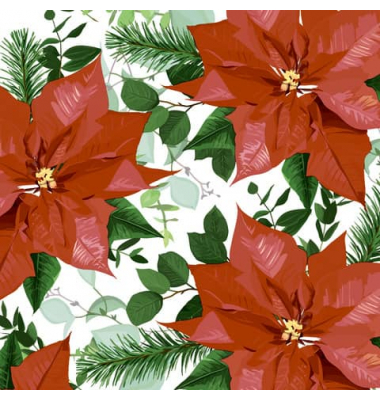 203246 Weihn.Zelltuchserviette 25x25cm