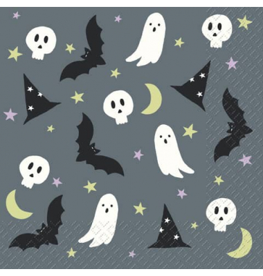 2572 5362 67 Motivserviette 33x33cm Halloween