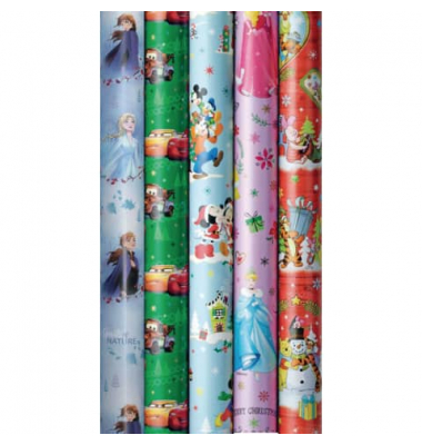 Geschenkpapier 33029 151234, Weihnachten, 100cm x 3m, bunt