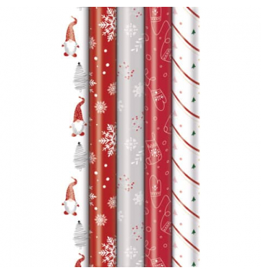 Geschenkpapier 33053 3A3216, Weihnachten, 70cm x 70m, bunt