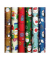 Geschenkpapier 2528154599, 6 Motive sortiert, 70cm x 2m, bunt