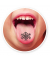 960207 Tattoo Magic Moments Zunge Tattoosticker