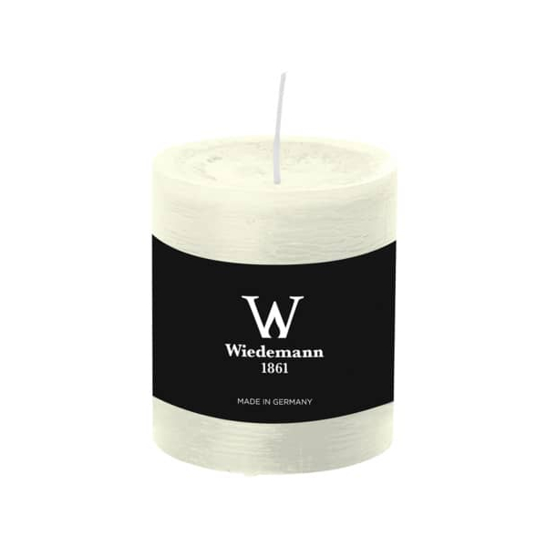 8 Stück Wiedemann Stumpenkerzen Marble Rustik 281003.003 elfenbein 80x68mm (HxØ) ca. 34 Stunden Brenndauer 4009406734591 Wiedemann