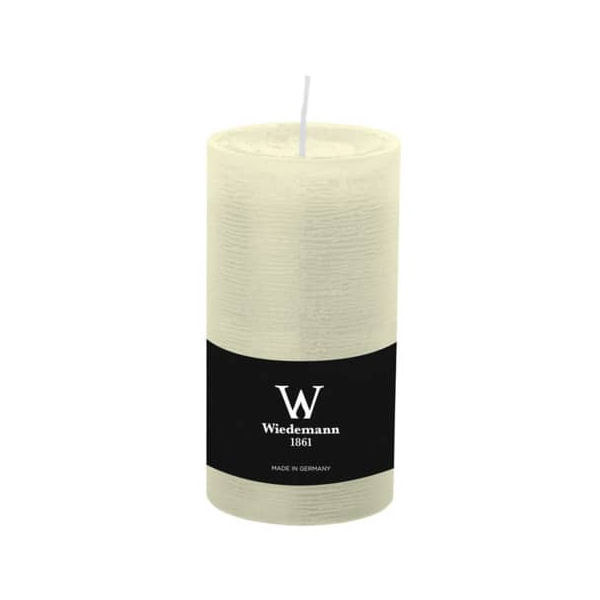 8 Stück Wiedemann Stumpenkerzen Marble Rustik 281005.003 elfenbein 130x68mm (HxØ) ca. 54 Stunden Brenndauer 4009406734614 Wiedemann
