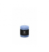 Stumpenkerzen Marble Rustik 281003.124 ohne grau/blau 80x68mm (Hx&Oslash;) ca. 34 Stunden Brenndauer
