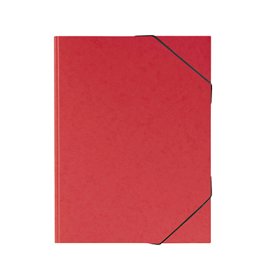 Zeichenmappe FACT!plus 104708324, A3 rot, Karton 600g, 3 Einschlagklappen, 2 Gummizüge (Eckspanngummis) Zeichenmappe FACT!plus 104708324, A3 rot, Karton 600g, 3 Einschlagklappen, 2 Gummizüge (Eckspanngummis)