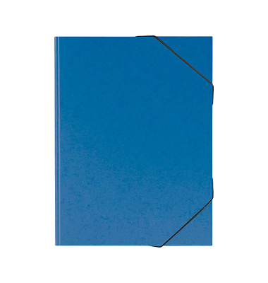 Zeichenmappe FACT!plus 104708337, A3 blau, Karton 600g, 3 Einschlagklappen, Eckspanngummi Zeichenmappe FACT!plus 104708337, A3 blau, Karton 600g, 3 Einschlagklappen, Eckspanngummi