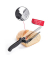 WESTMARK Brotmesser silber, schwarz