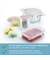 6 WESTMARK Frischhaltedeckel-Set Silikon Square transparent