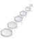 6 WESTMARK Frischhaltedeckel-Set Silikon Round 2,5 cm hoch transparent