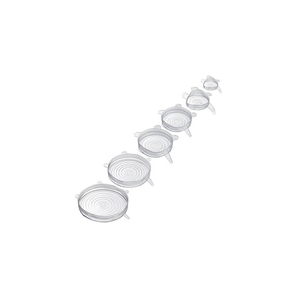 4004094232763 - WESTMARK Frischhaltedeckel aus Silikon 6-teilig Wiederverwendbare Abdeckungen für verschiedene Größen mit flexibler Anpassung 1 Set = 6 Stück Rund 4004094232763 - WESTMARK Frischhaltedeckel aus Silikon 6-teilig Wiederverwendbare Abdeckungen für verschiedene Größen mit flexibler Anpassung 1 Set = 6 Stück Rund