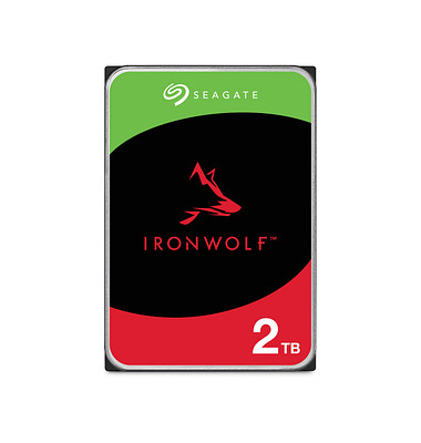 interne Festplatte IronWolf ST2000VN003, silber, 3,5 Zoll (8,89cm), 2 TB, HDD