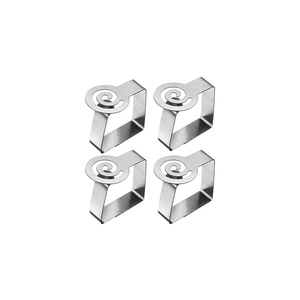4004094642968 - Tischtuchklammern silber 4004094642968 WESTMARK 4 Stück 4004094642968 - Tischtuchklammern silber 4004094642968 WESTMARK 4 Stück
