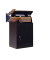 Paketbriefkasten PB0581BK PB0581BK, schwarz, 44x58x35cm