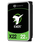 interne Festplatte EXOS X22 SATA ST22000NM001E, silber, 3,5 Zoll (8,89cm), 22 TB, HDD