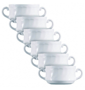 6 ARCOROC Suppenteller Trianon White weiß 320,0 ml