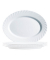 4 ARCOROC Servierplatten Trianon White weiß 35,0 cm