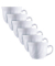 6 ARCOROC Kaffeetassen Trianon White weiß 220,0 ml