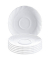 6 ARCOROC Untertassen Trianon White weiß 14,5 cm