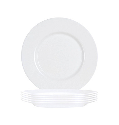 6 ARCOROC Teller Everyday White weiß 26,5 cm
