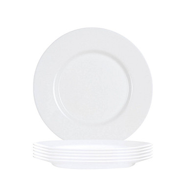 6 ARCOROC Teller Everyday White weiß 26,5 cm
