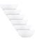 6 ARCOROC Schale Evolutions White weiß 18,0 cm