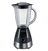 SEVERIN SM 3718 Standmixer Edelstahl- gebürstet- schwarz ca. 550 W