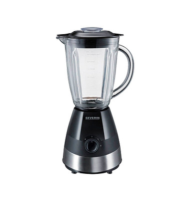 SEVERIN SM 3718 Standmixer Edelstahl- gebürstet- schwarz ca. 550 W