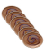 6 HEART & SOUL Servierplatten Perfect Match Oyster braun 25,0 x 19,0 cm
