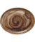 6 HEART & SOUL Teller Perfect Match Oyster braun 36,0 x 28,0 cm