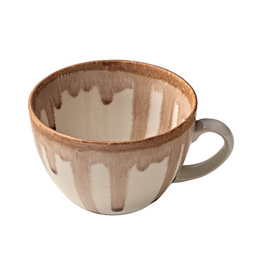 6 HEART & SOUL Kaffeetassen Perfect Match Oyster braun 0,34 l 6 HEART & SOUL Kaffeetassen Perfect Match Oyster braun 0,34 l