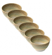 6 HEART & SOUL Schalen Perfect Match Thyme hellgrün 10,0 cm