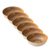 6 HEART & SOUL Schalen Perfect Match Cumin hellbraun 23,0 cm