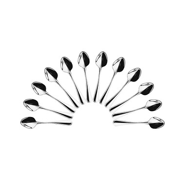 12 HEPP Espressolöffel Contour silber