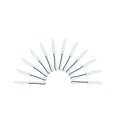 12 solex Buttermesser Baguette silber