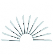 12 solex Buttermesser Karina silber