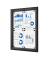 Showdown Displays Schaukasten schwarz 4x DIN A4