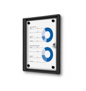 Showdown Displays Schaukasten Economy schwarz 1x DIN A4