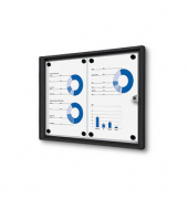 Showdown Displays Schaukasten Economy schwarz 2x DIN A4