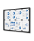 Showdown Displays Schaukasten Economy schwarz 8x DIN A4