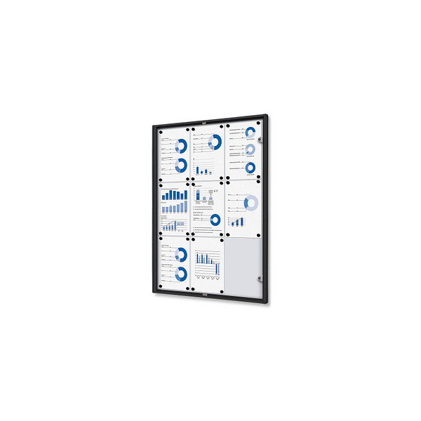 8596052051760 - Schaukasten Economy SCXS9xA4C9005 9xA4 schwarz magnetisch 8596052051760 Showdown Displays