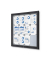 Showdown Displays Schaukasten Premium grau 12x DIN A4