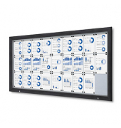 Schaukasten Premium grau 27x DIN A4