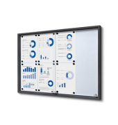 Schaukasten SLIM grau 8x DIN A4