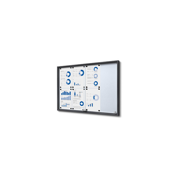 8596052168659 - Schaukasten SLIM grau 8x DIN A4 8596052168659 Showdown Displays 8596052168659 - Schaukasten SLIM grau 8x DIN A4 8596052168659 Showdown Displays